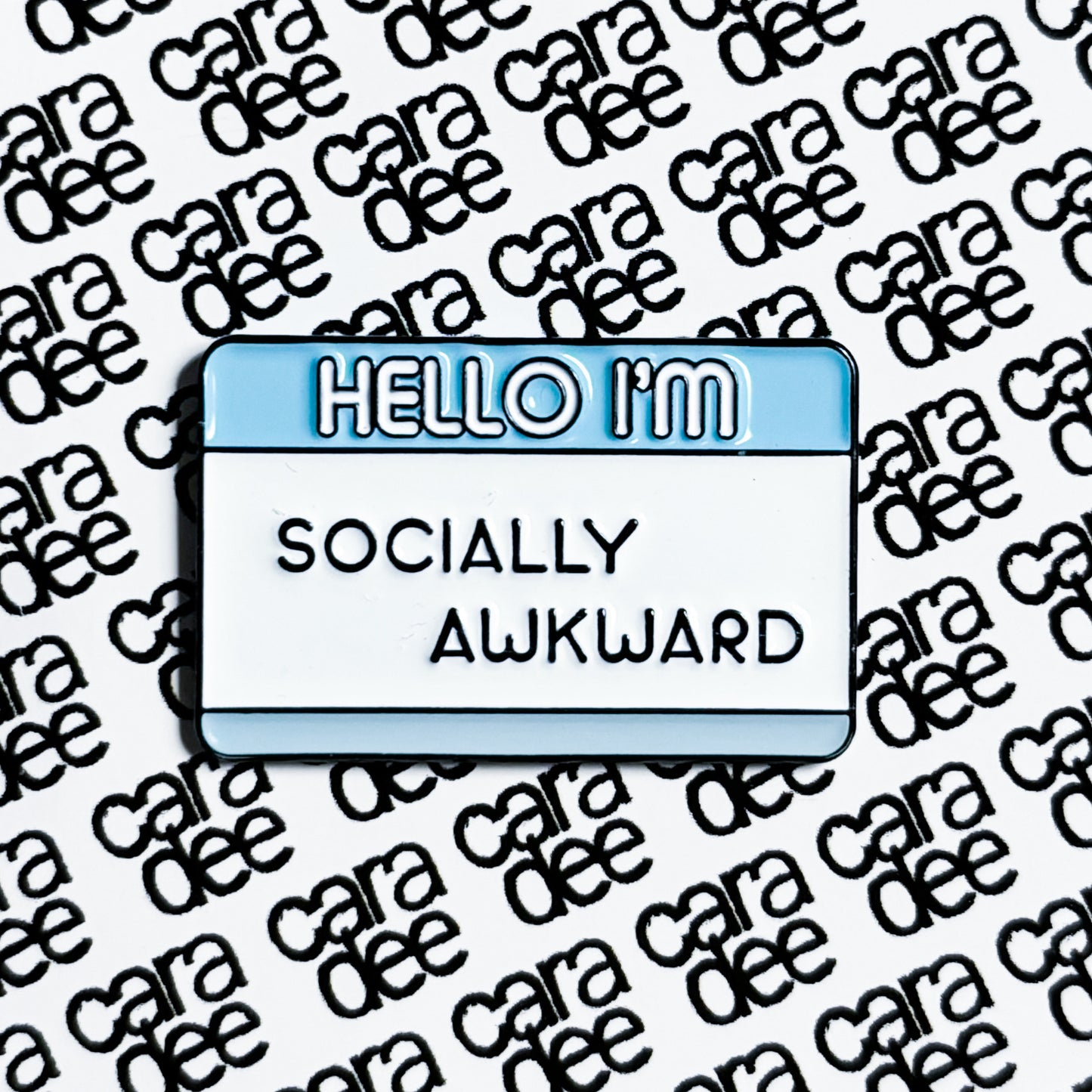 Enamel pin from Parts of Us - Hello I'm socially awkward
